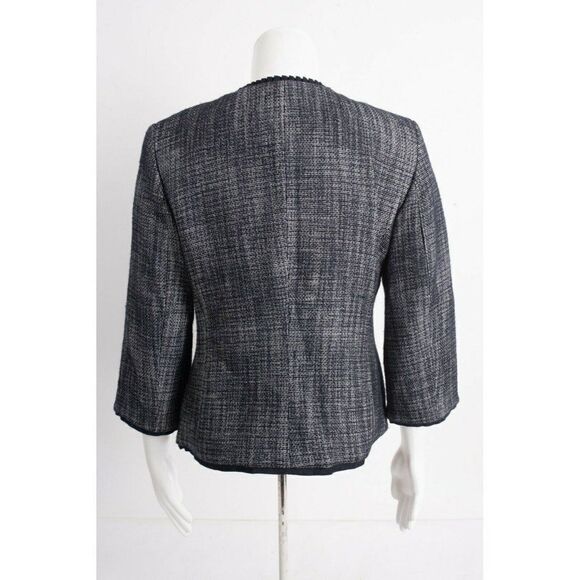Talbots Womens Blazer Suit Jacket Sz 6 Navy Blue - Picture 5 of 6